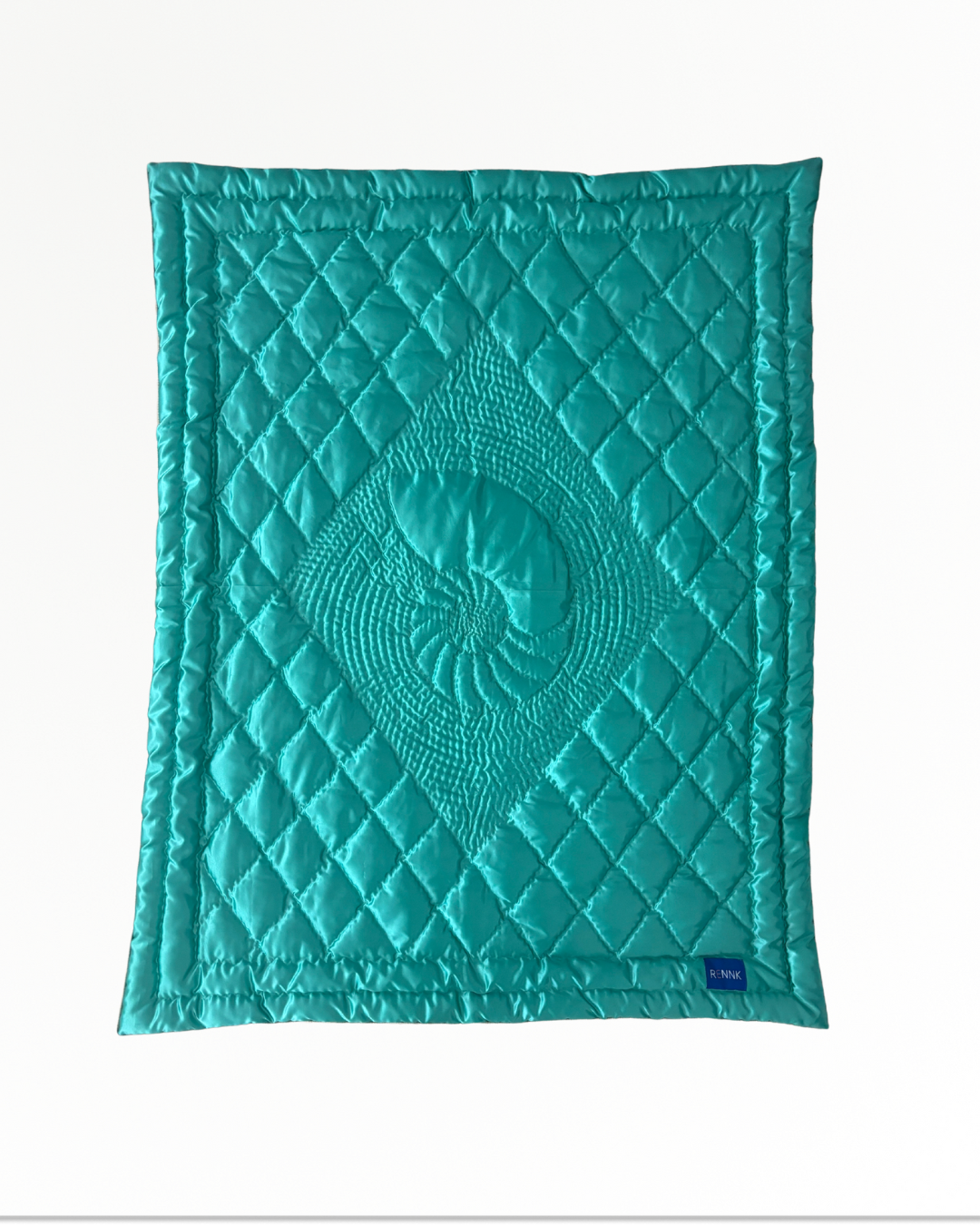 Nautilus Yorgan Blanket - Aegean Blue