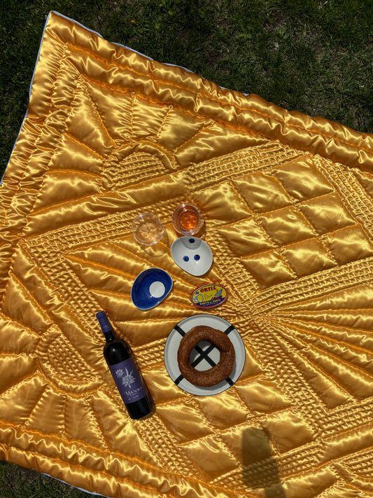 Sun Yorgan Blanket - Saffron
