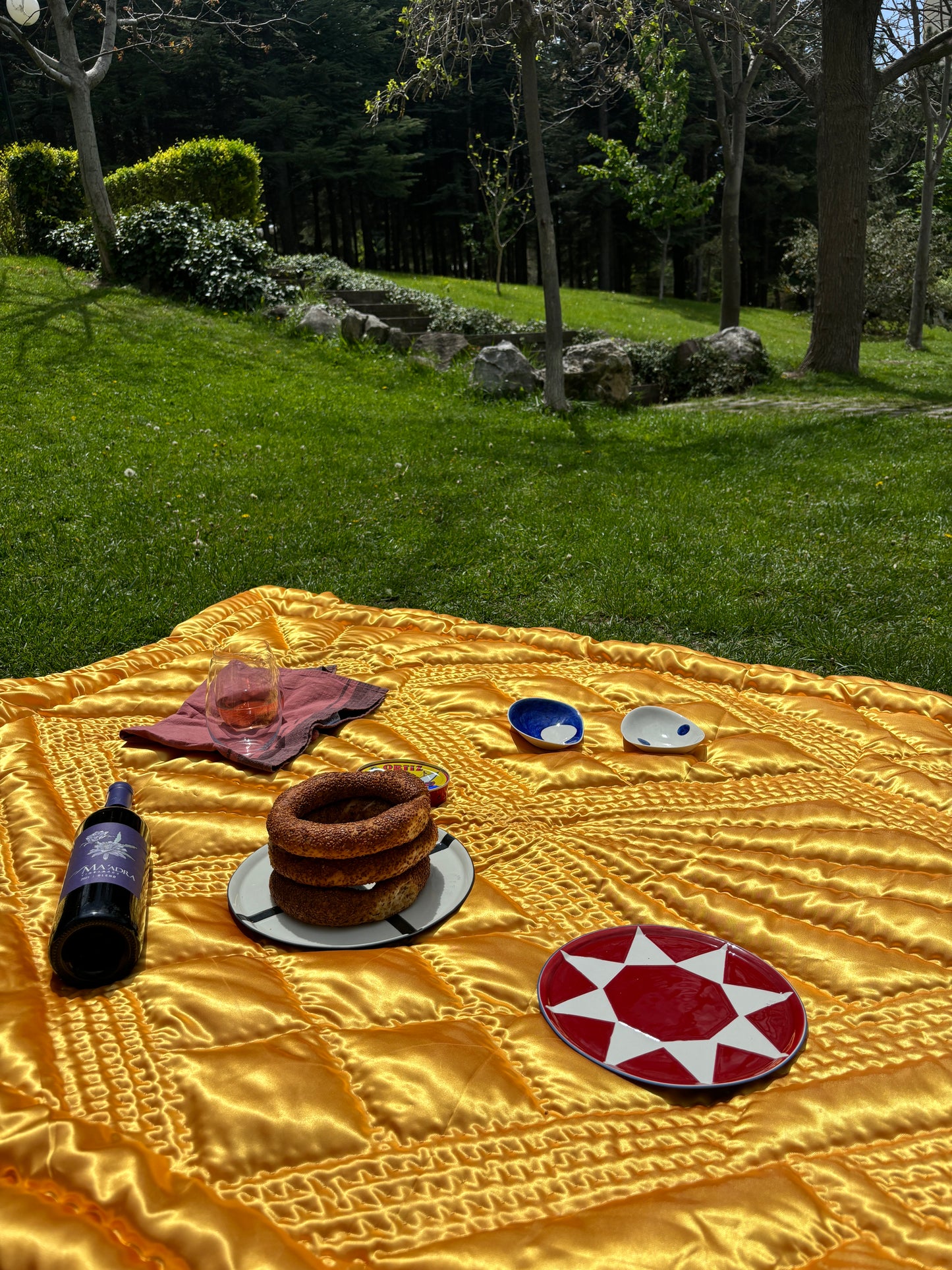 Sun Yorgan Blanket - Saffron