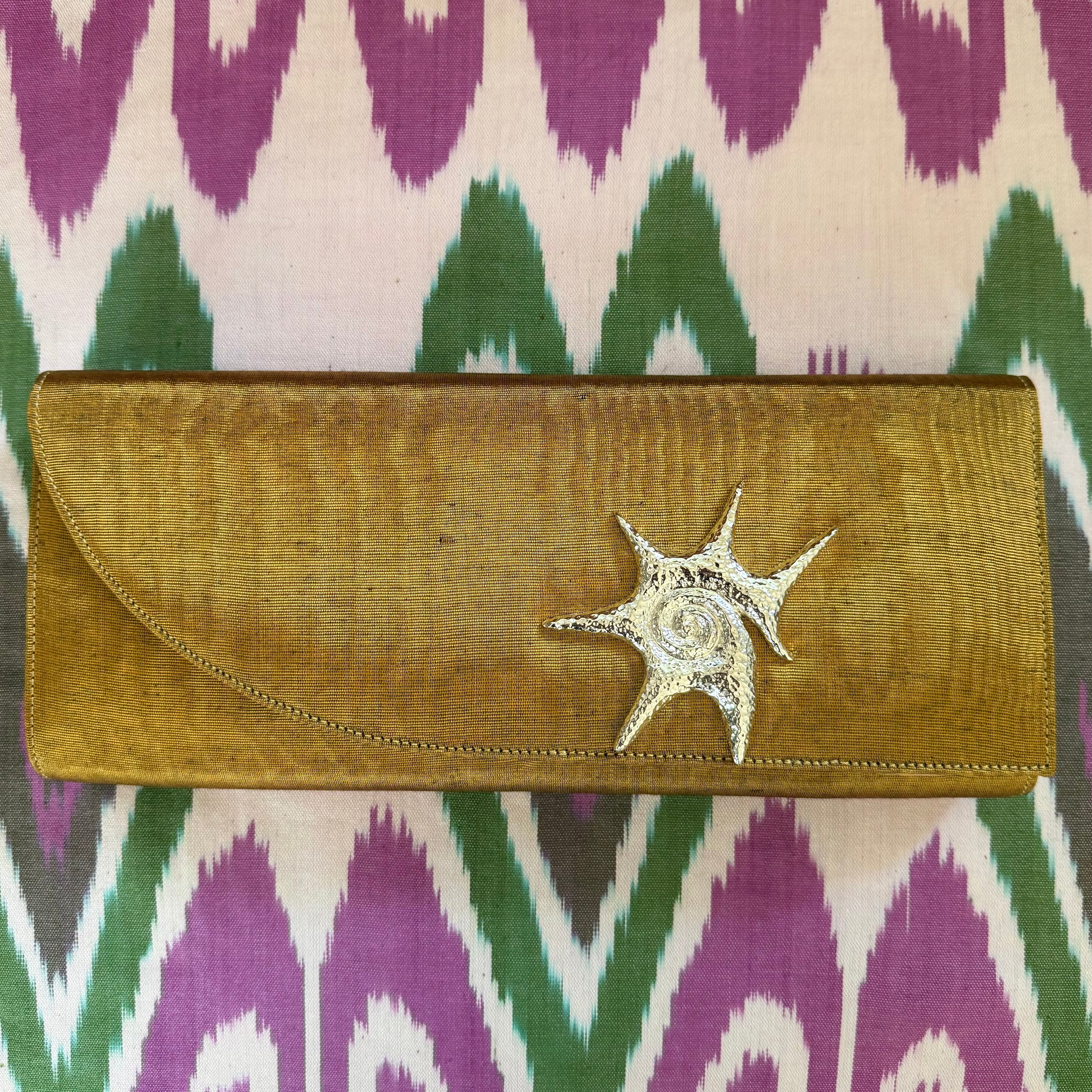 Moiré Diane Clutch