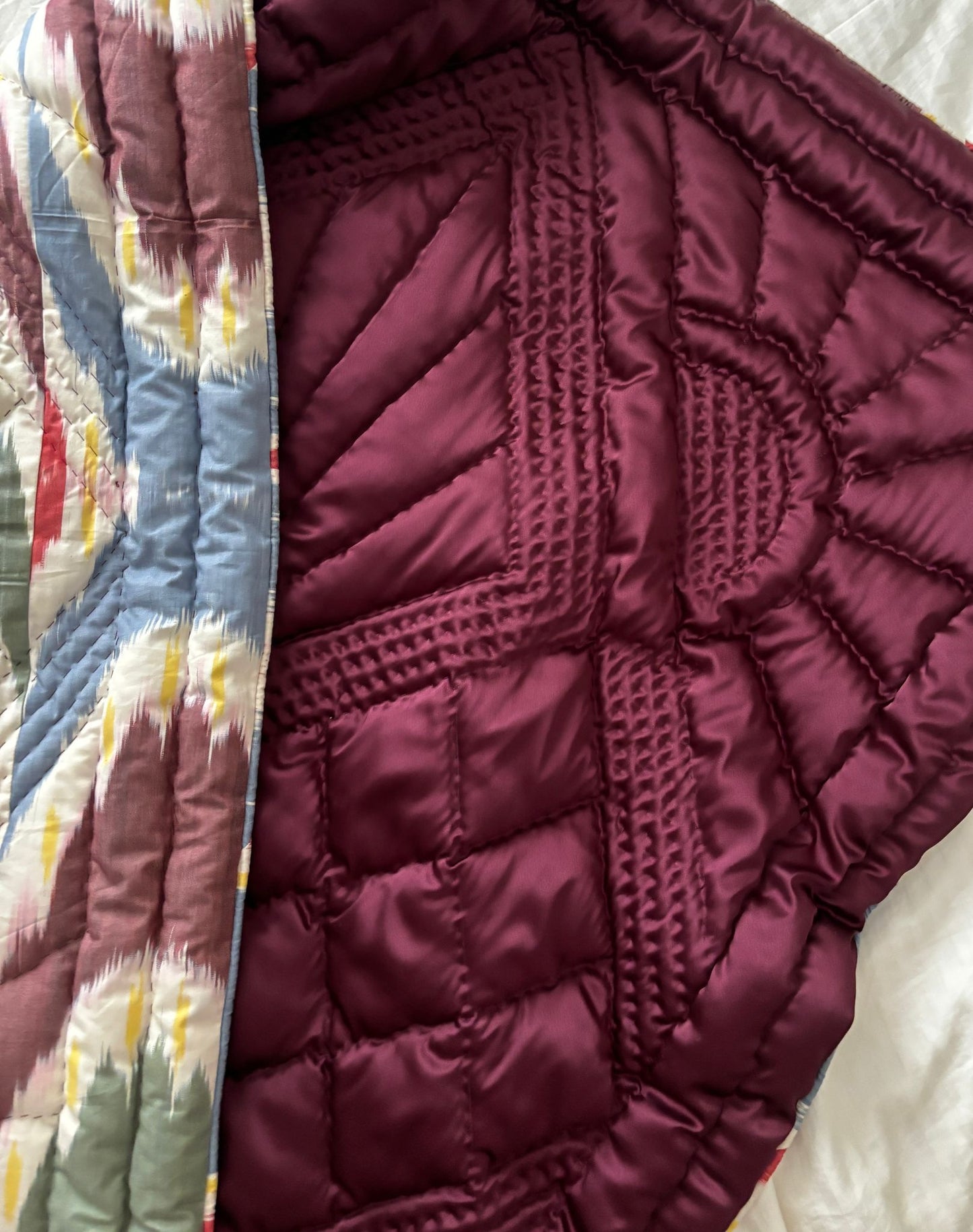 Silk Ikat Yorgan Blanket