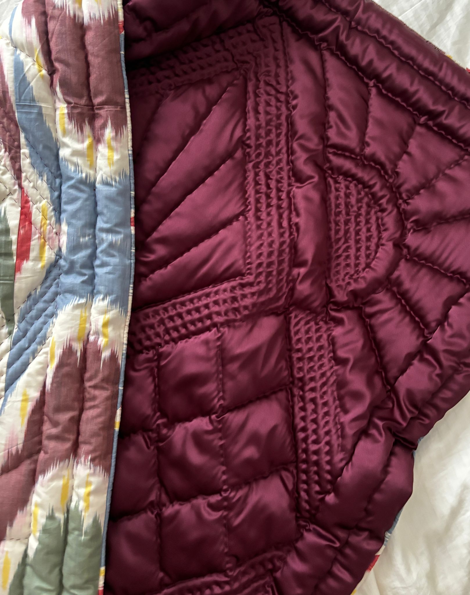 Silk Ikat Yorgan Blanket