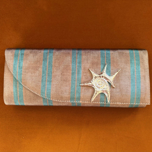 Moiré Diane Clutch