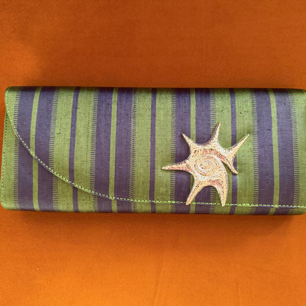 Moiré Diane Clutch