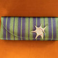 Moiré Diane Clutch